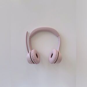 Logitech Pink On-Ear Headphones